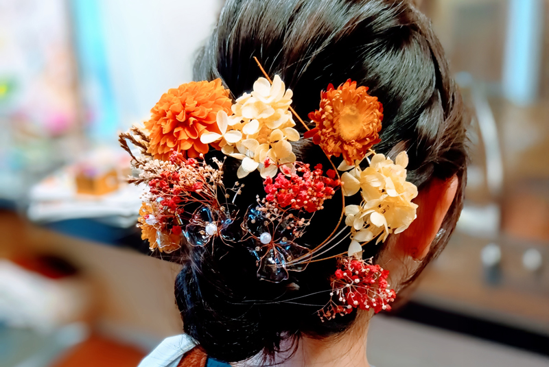 ヘアセット込み